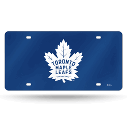Toronto Maple Leafs Blue 12" x 6" Laser Cut Tag For Car/Truck/SUV