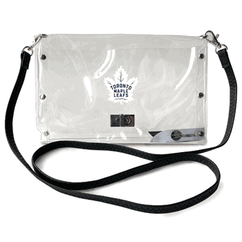 Toronto Maple Leafs Clear Envelope Purse STRAP