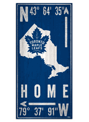 Toronto Maple Leafs Coordinate 6x12 Sign