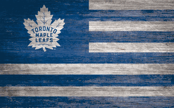 Toronto Maple Leafs Distressed Flag 11x19