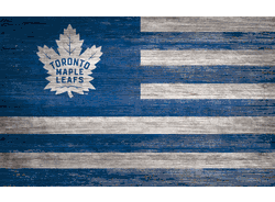 Toronto Maple Leafs Distressed Flag 11x19