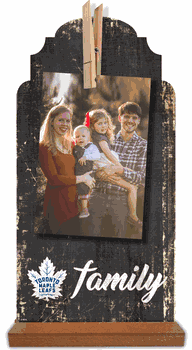 Toronto Maple Leafs Family Clothespin 6x12