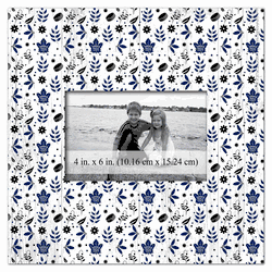 Toronto Maple Leafs Floral Pattern 10x10 Frame