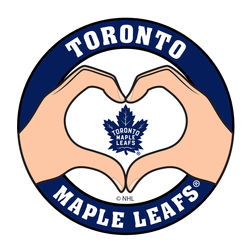 Toronto Maple Leafs Heart Hands Decal