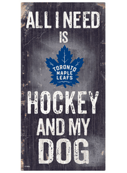 Toronto Maple Leafs Hockey and My Dog Sign
