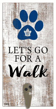 Toronto Maple Leafs Leash Holder 6x12 Sign