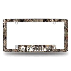 Toronto Maple Leafs Mossy Oak 12" x 6" Chrome All Over Automotive License Plate Frame
