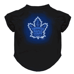 Toronto Maple Leafs Neon Pet T-Shirt, Small