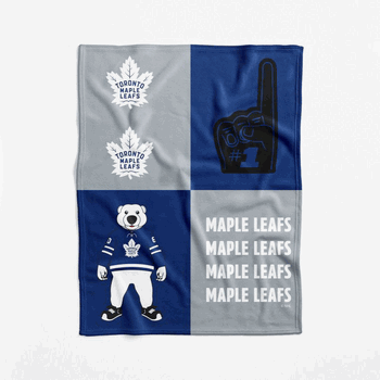 Toronto Maple Leafs NHL Domino Swaddle Blanket 40x50 inches