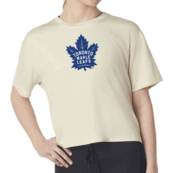Toronto Maple Leafs NHL Kadi Turnout Tee Bone Small