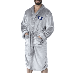 Toronto Maple Leafs NHL White Snipe L/XL Silk Touch Robe 26x47 Inches