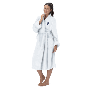 Toronto Maple Leafs NHL White Unisex Robe Small/Medium