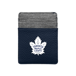 Toronto Maple Leafs Pebble Front Pocket Wallet Navy