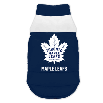 Toronto Maple Leafs Pet Parka Puff Vest Small