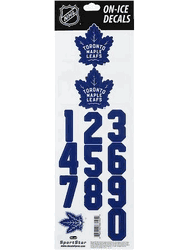 Toronto Maple Leafs Sportstar Officially Licensed Authentic Center Ice NHL Hockey Helmet Decal Kit
