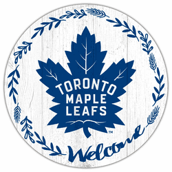 Toronto Maple Leafs Welcome 12in Circle