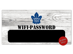 Toronto Maple Leafs Wifi Password 6x12 Sign