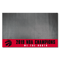 Toronto Raptors 2019 NBA Champions Vinyl Grill Mat - 26in. x 42in.