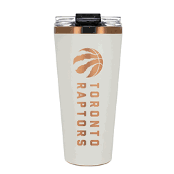 Toronto Raptors 32oz Crme and Copper Big Slim Tumbler with Straw