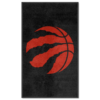 Toronto Raptors 3X5 High-Traffic Mat with Durable Rubber Backing - Portrait Orientation