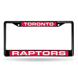 Toronto Raptors Black Laser Chrome Frame