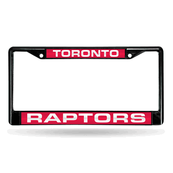 Toronto Raptors Black Laser Chrome Frame