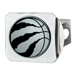 Toronto Raptors Chrome Metal Hitch Cover with Chrome Metal 3D Emblem