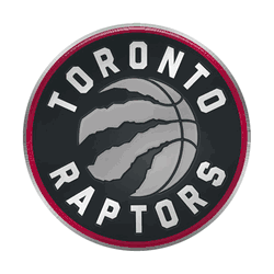 Toronto Raptors Heavy Duty Aluminum Embossed Color Emblem