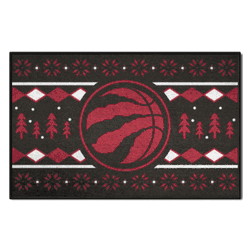Toronto Raptors Holiday Sweater Starter Mat Accent Rug - 19in. x 30in.
