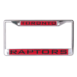 Toronto Raptors License Plate Frame - Inlaid