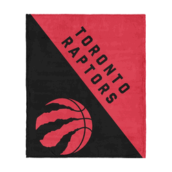 Toronto Raptors NBA Halftone Silk Touch Throw Blanket 46x60 inches