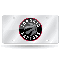 Toronto Raptors Silver Laser Tag - New Logo