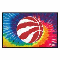 Toronto Raptors Tie Dye Starter Mat Accent Rug - 19in. x 30in.