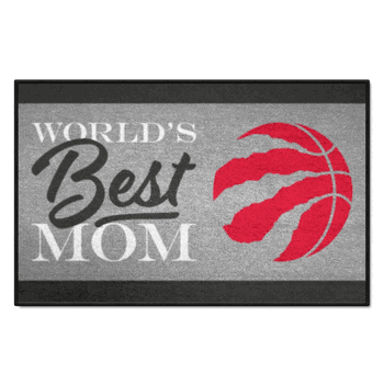 Toronto Raptors World's Best Mom Starter Mat Accent Rug - 19in. x 30in.