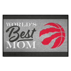 Toronto Raptors World's Best Mom Starter Mat Accent Rug - 19in. x 30in.