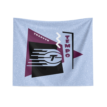 Toronto Tempo WNBA Funky Fresh Printed Wall Hanging 34 x 40 inches
