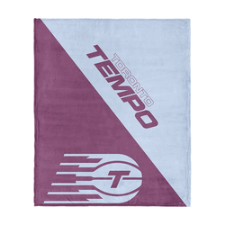 Toronto Tempo WNBA Halftone Silk Touch Throw Blanket 46x60 inches