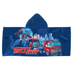 Transformers Autobots Roll Out Youth Hooded Towel 22x51 inches
