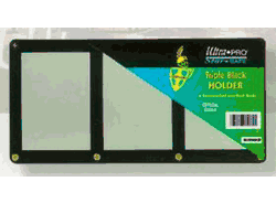 Triple Black Card Holder