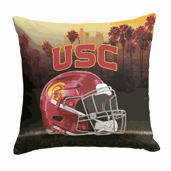 Trojan Love USC Trojans Printed Throw Pillow