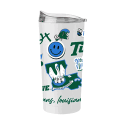 Tulane Green Wave 20oz Native Powder Coat Tumbler