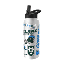 Tulane Green Wave 34oz Native Quencher Bottle