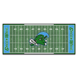 Tulane Green Wave Field Runner Mat - 30in. x 72in.
