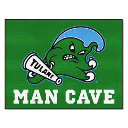 Tulane Green Wave Man Cave All-Star Rug - 34 in. x 42.5 in.