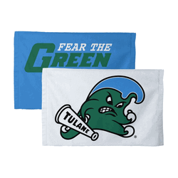 Tulane Green Wave NCAA Fear the Wave Fan Towel 2 Pack 16�25 Inches