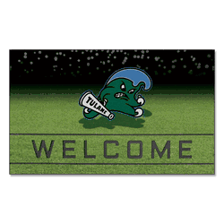 Tulane Green Wave Rubber Door Mat - 18in. x 30in.