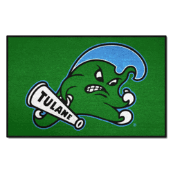 Tulane Green Wave Starter Mat Accent Rug - 19in. x 30in.