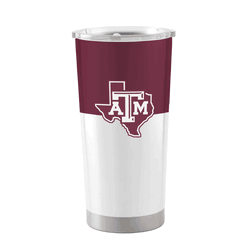 TX A&M 20oz Colorblock Stainless Tumbler