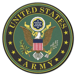 U.S. Army 44in. Round Mat