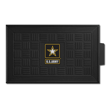 U.S. Army Heavy Duty Vinyl Medallion Door Mat - 19.5in. x 31in.